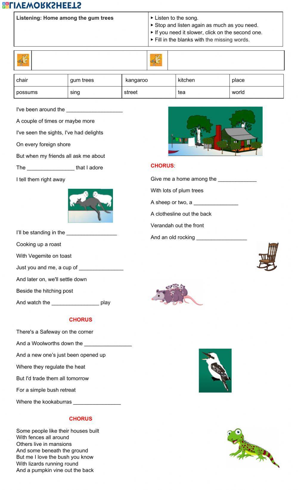 Listening: Home Among the Gum Trees