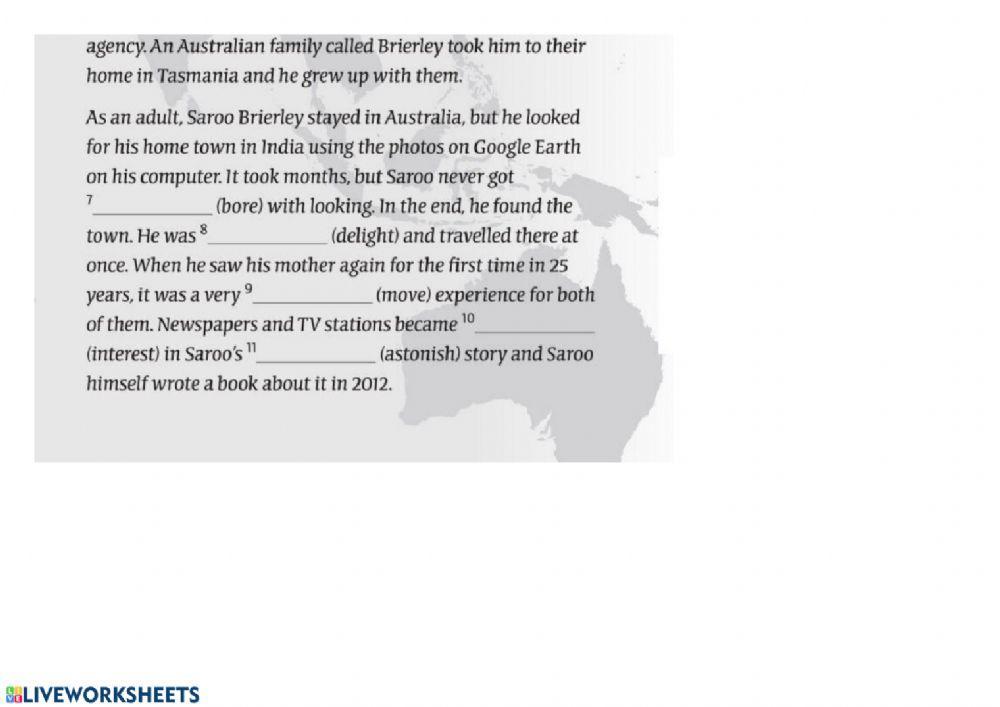 Emotional Description of an Event