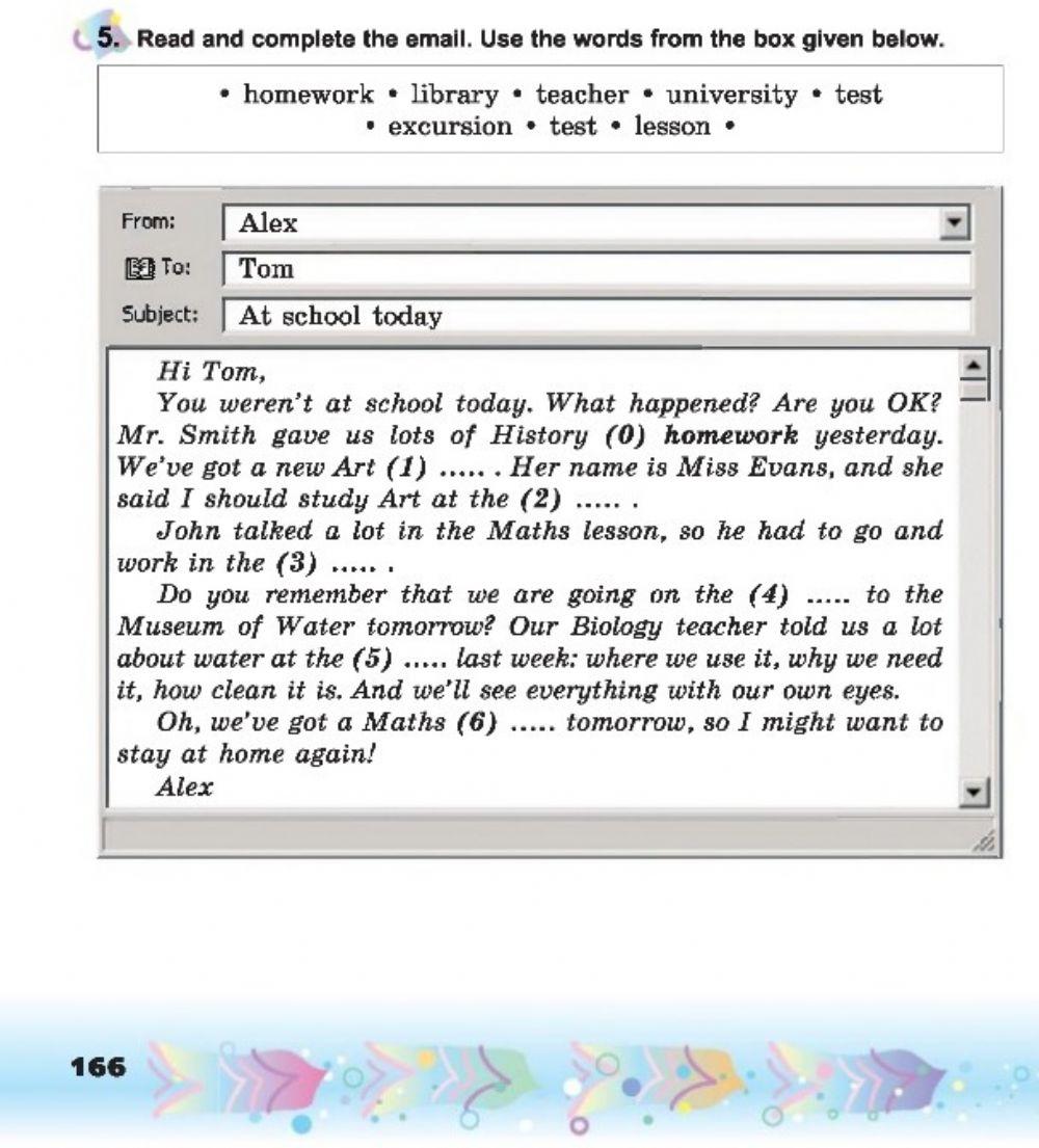 Alla Nesvit 6 Unit 8 Lesson 2 p 166-5