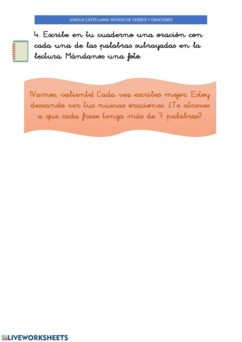 20 Abril: Gramática: Verbos