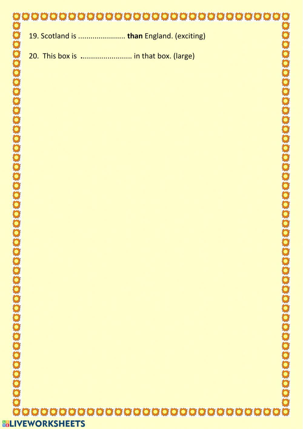 Stopniowanie przymiotników