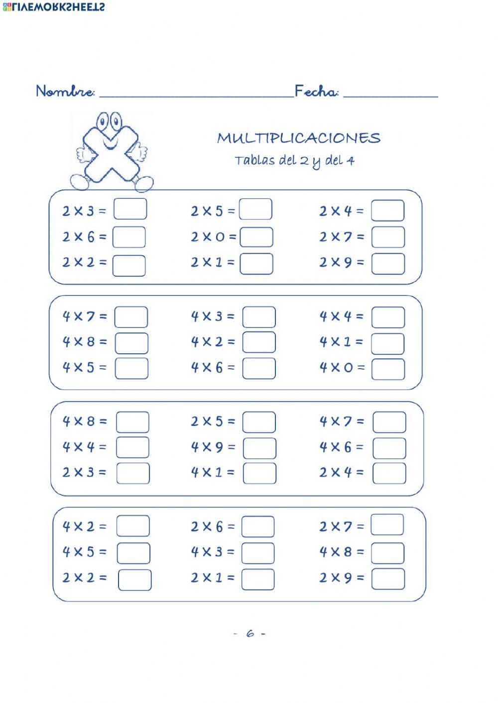 Taules de multiplicart