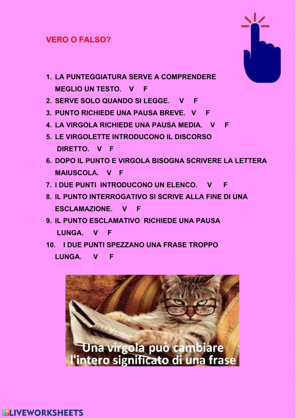 Conosci la punteggiatura?