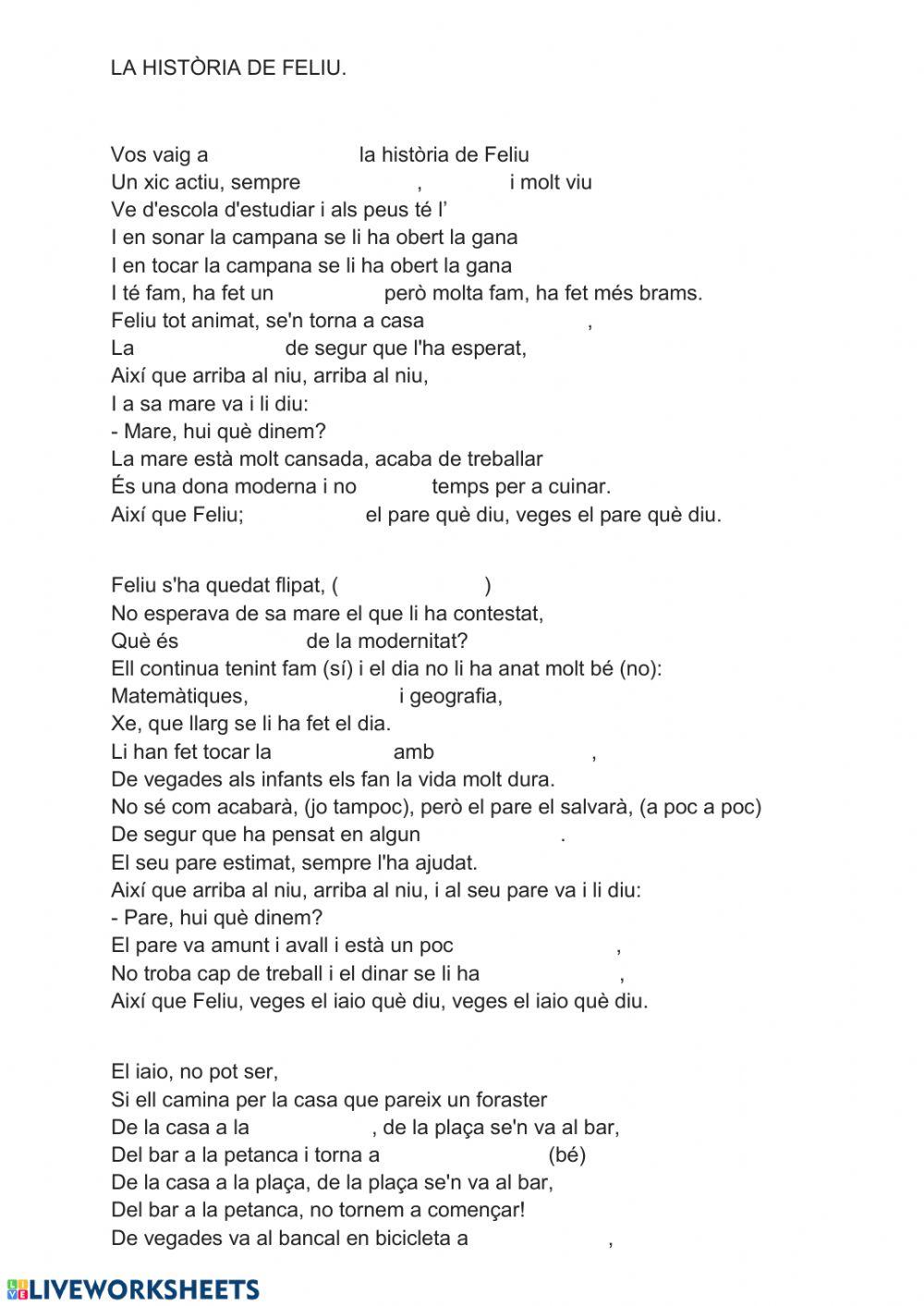 La historia de feliu