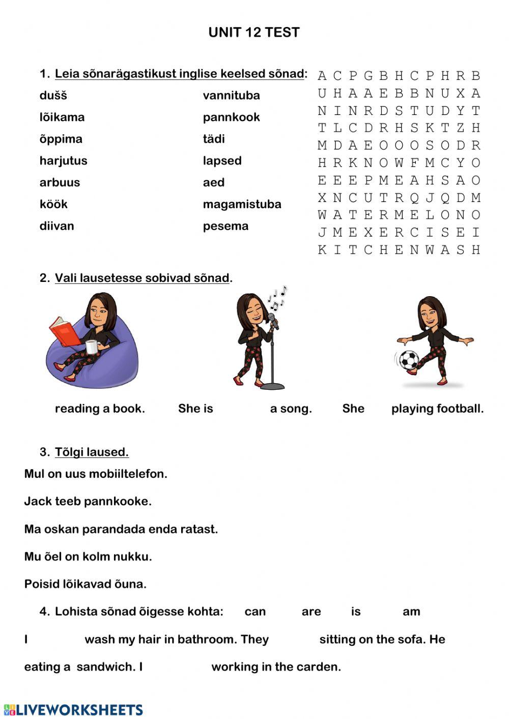 I love English 1 Unit12