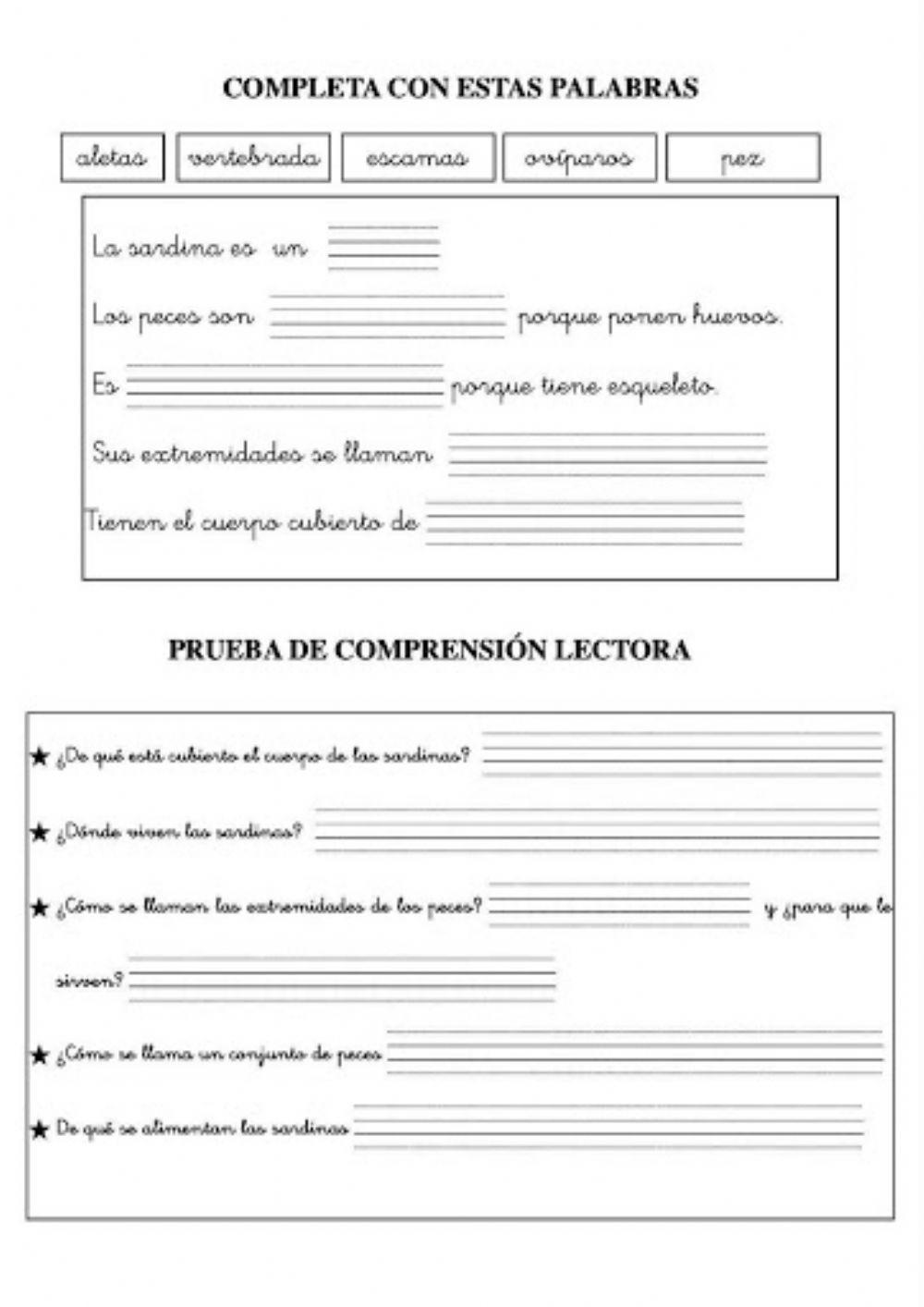 Completa con palabras 3