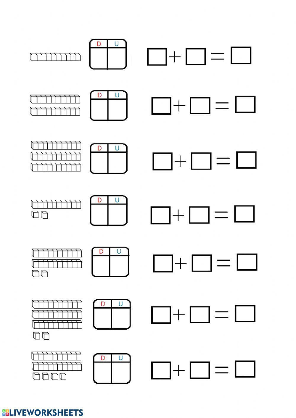 MATEMÁTICAS. DECENAS Y UNIDADES