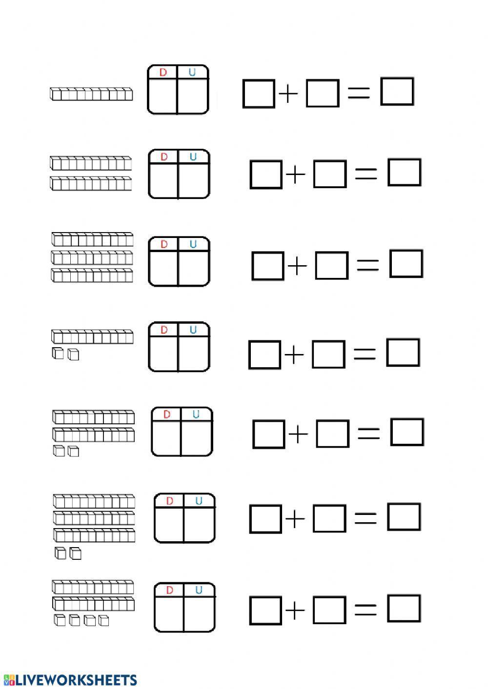 MATEMÁTICAS. DECENAS Y UNIDADES