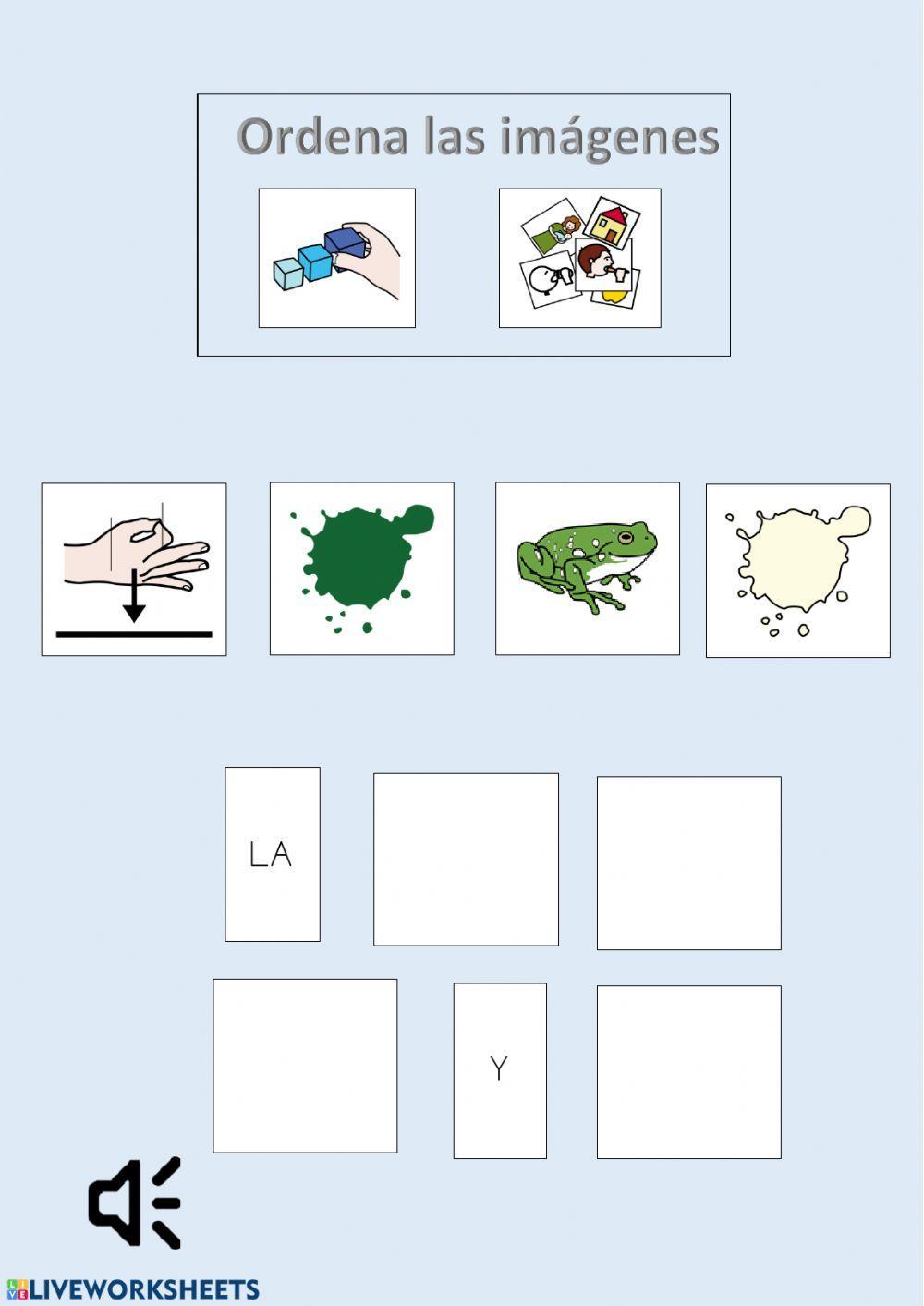 Estructurar frases. Nivel 2