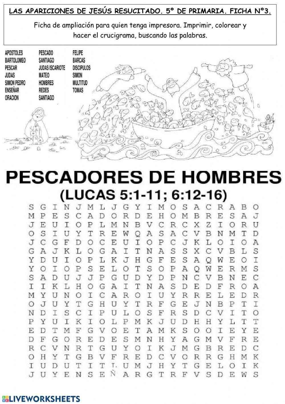 Las apariciones de jesús resucitado. 5º de primaria. al-ándalus utrera