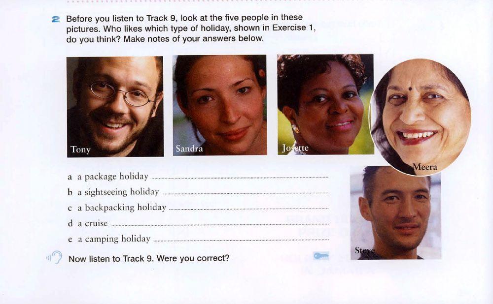 B1 Just Listening U6, Ex2, T9