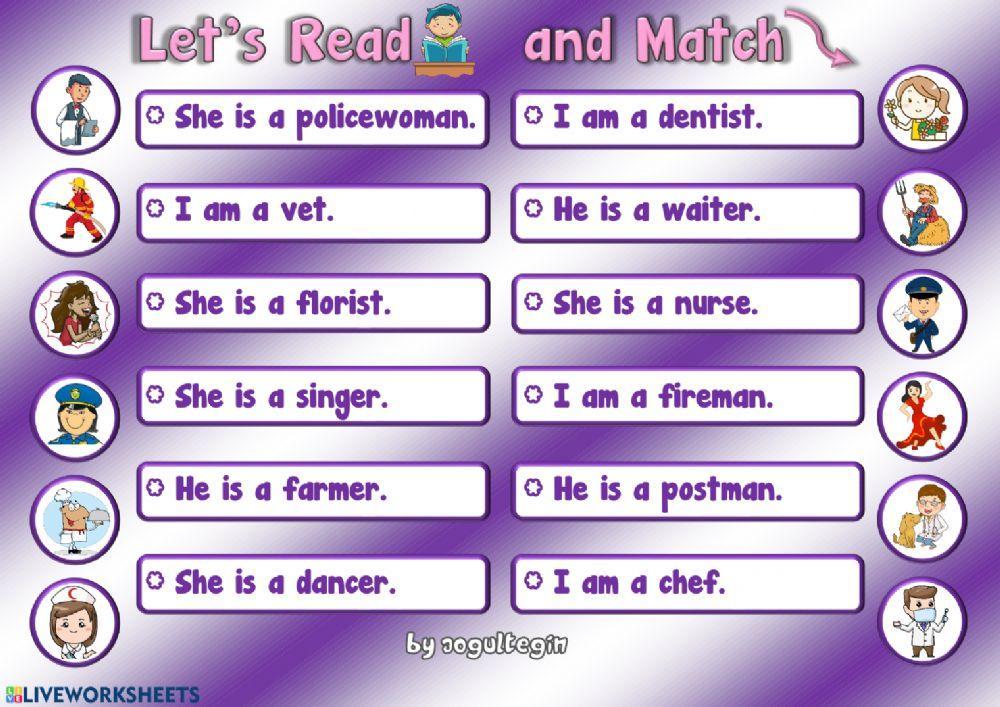 Let's Read and Match 1