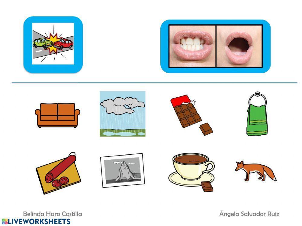 Silabas iniciales con CH