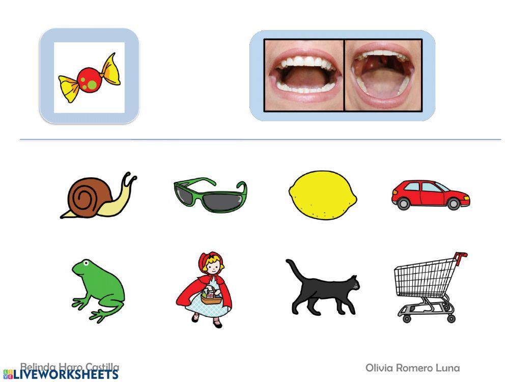 Silabas iniciales con K