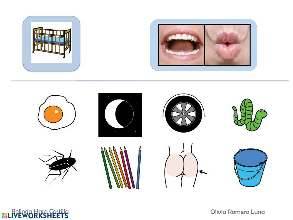 Silabas iniciales con K