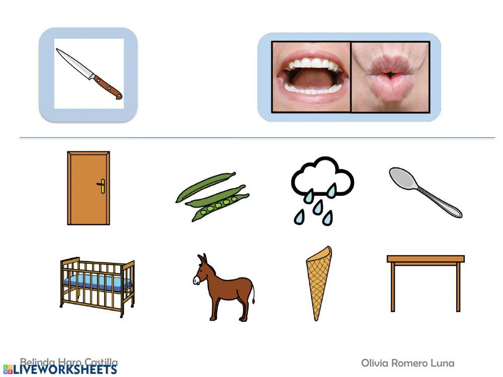 Silabas iniciales con K