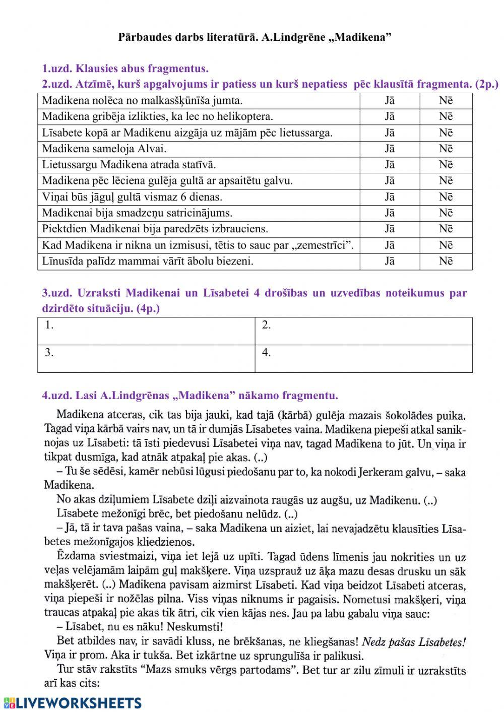 PD literatūrā -Madikena-