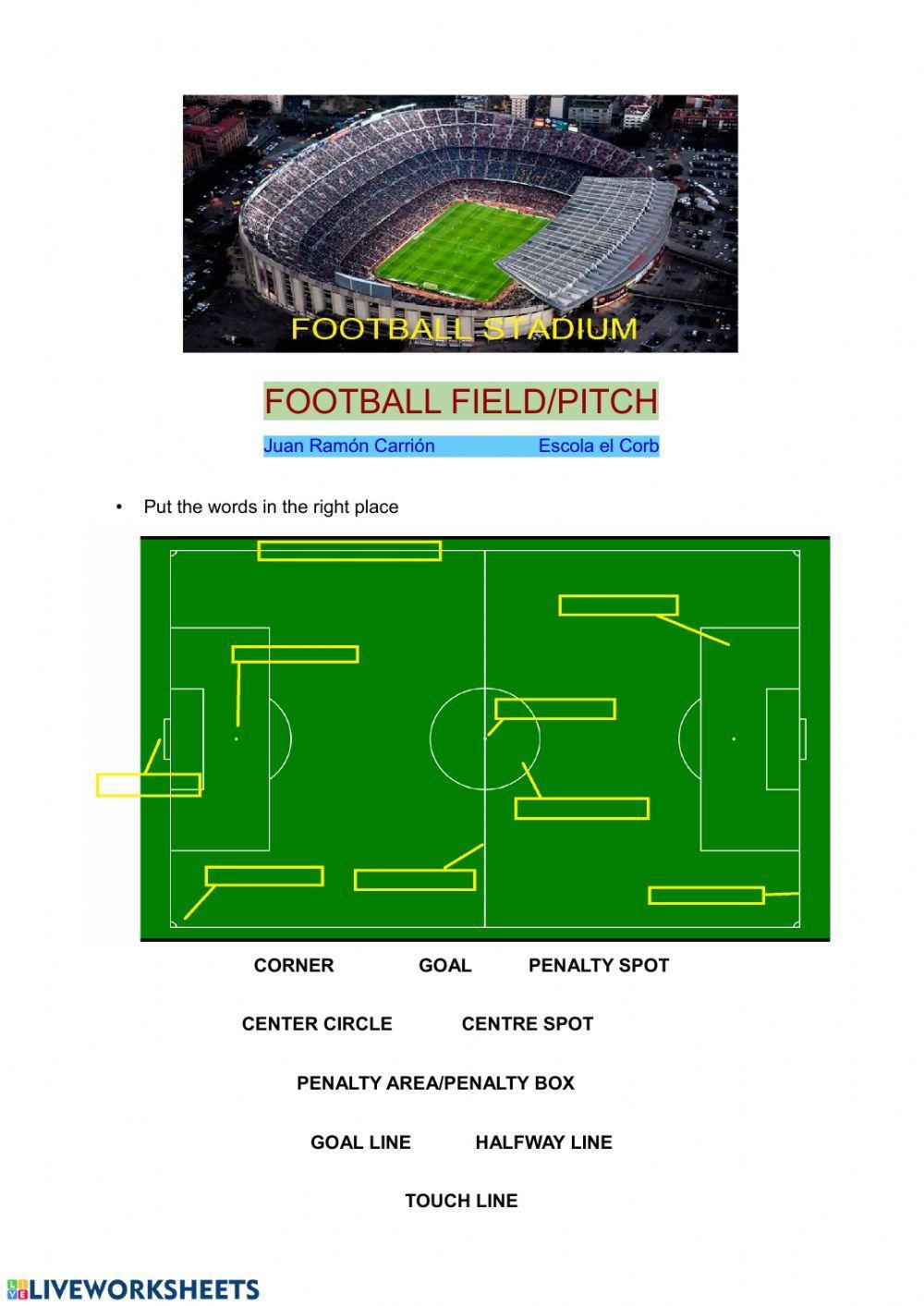 Football field-pitch