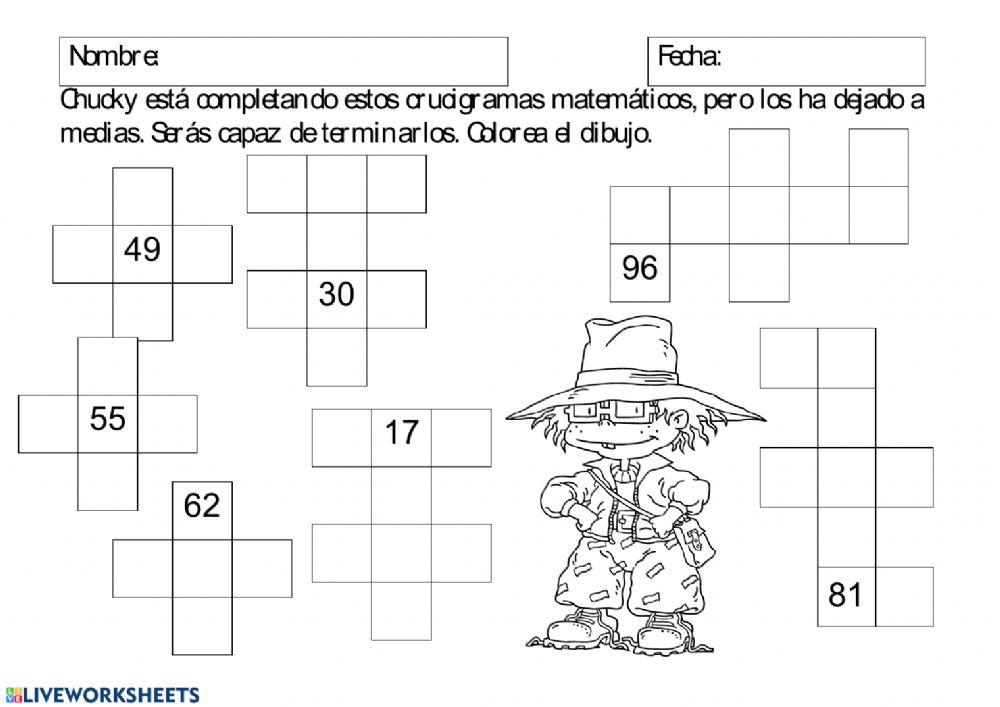 Numeración. Tabla del 100
