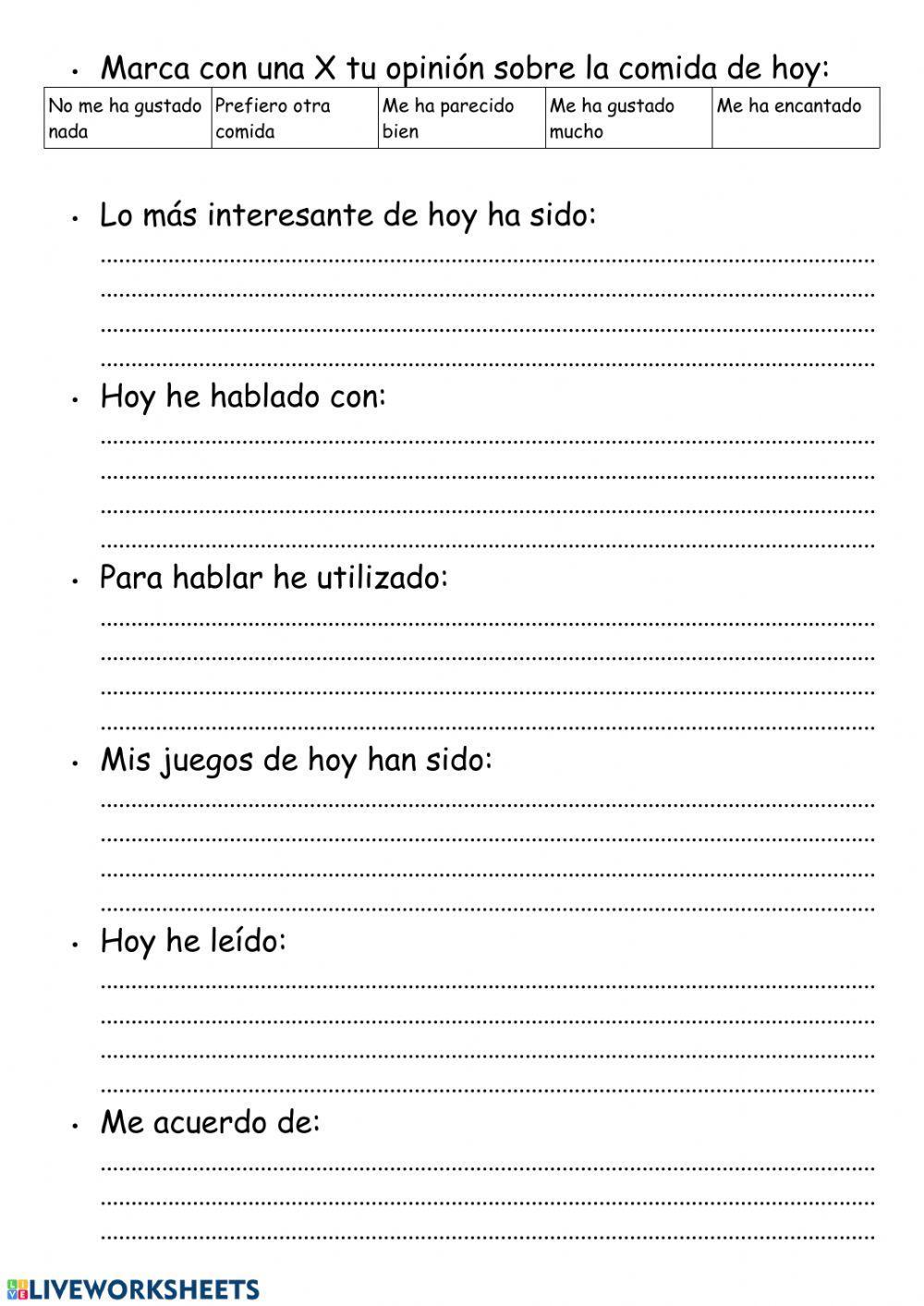 Escribo mi diario