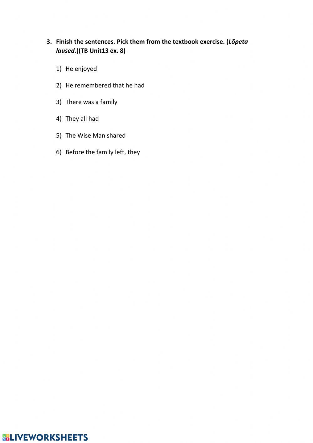 The Wise Man and his Cake