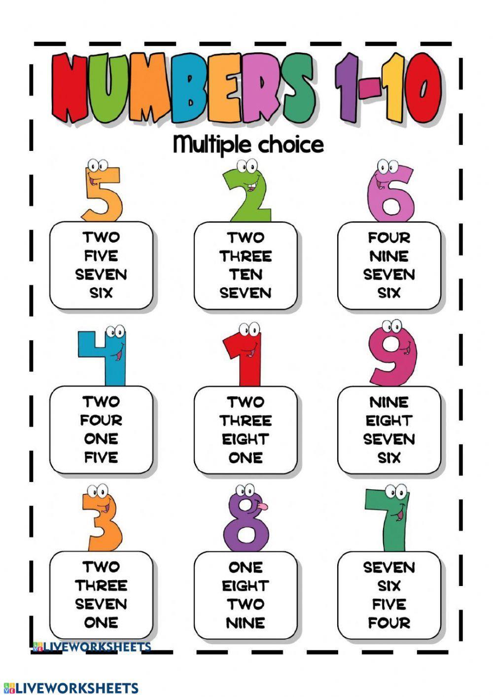 Numbers 1-10 Numbers 1-10
