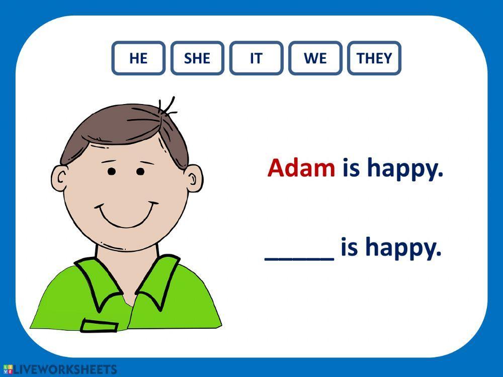 Personal Pronouns Game