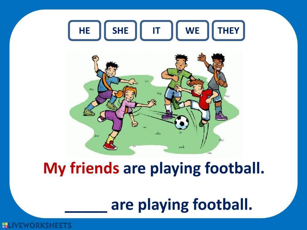 Personal Pronouns Game