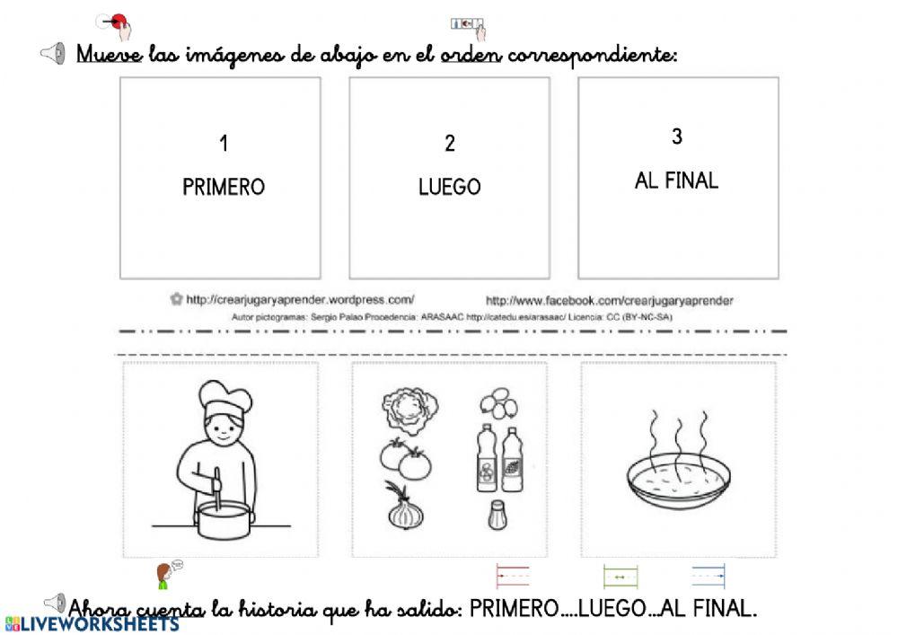 Secuencia temporal COCINERO