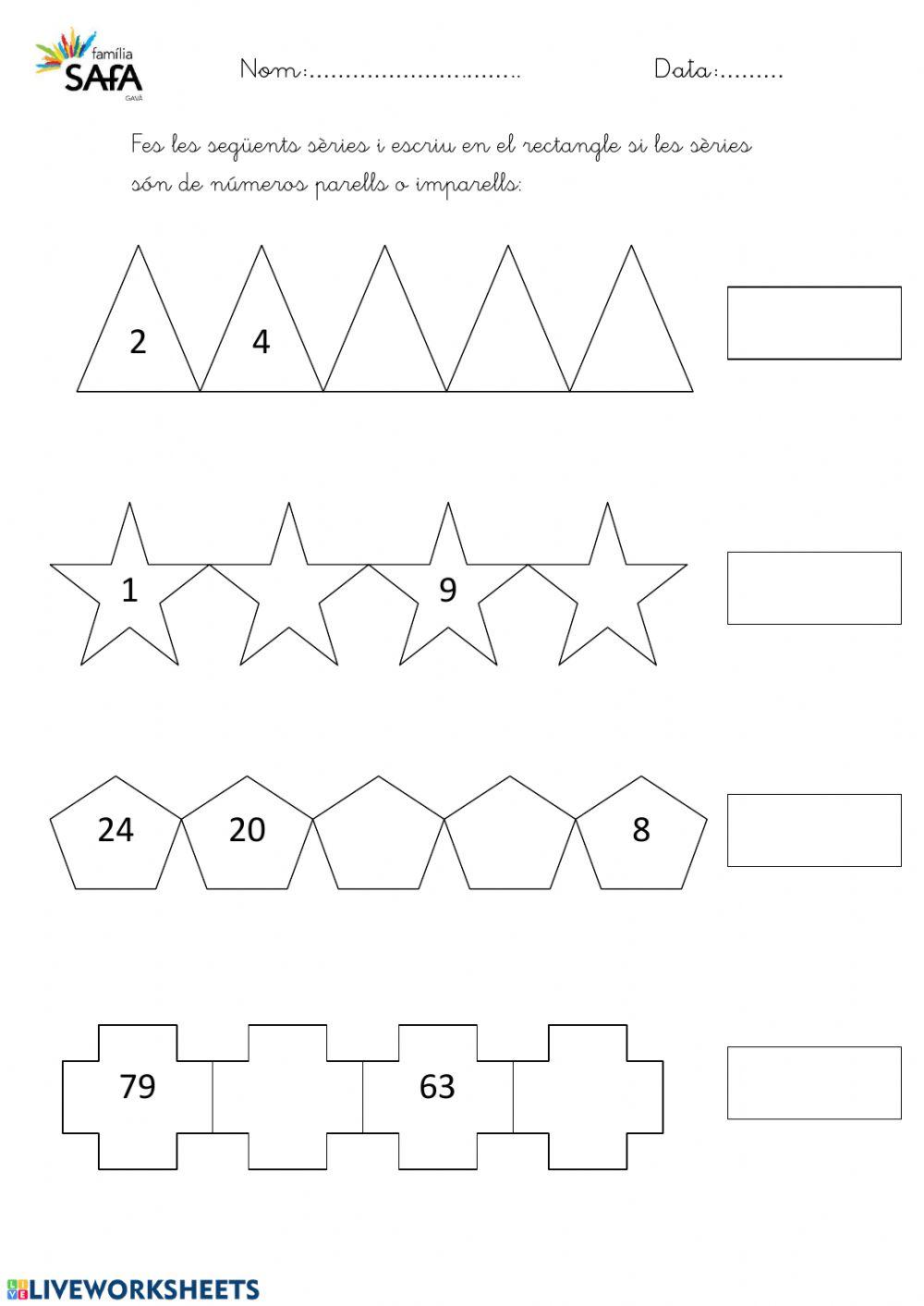 Nombres parells i imparells