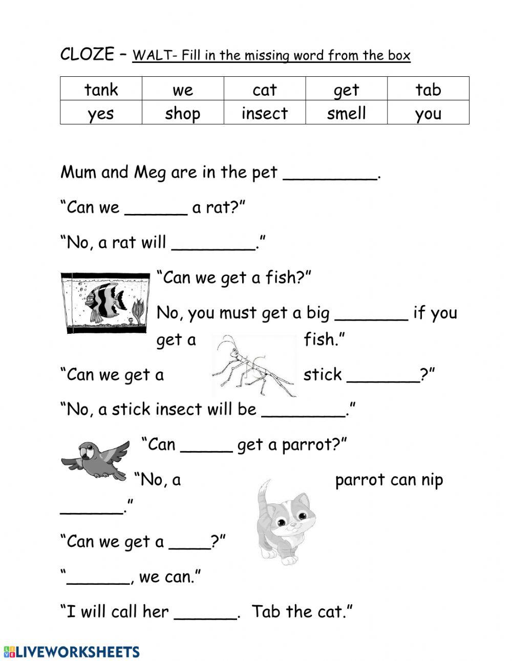 Tab the Cat Sheet 3