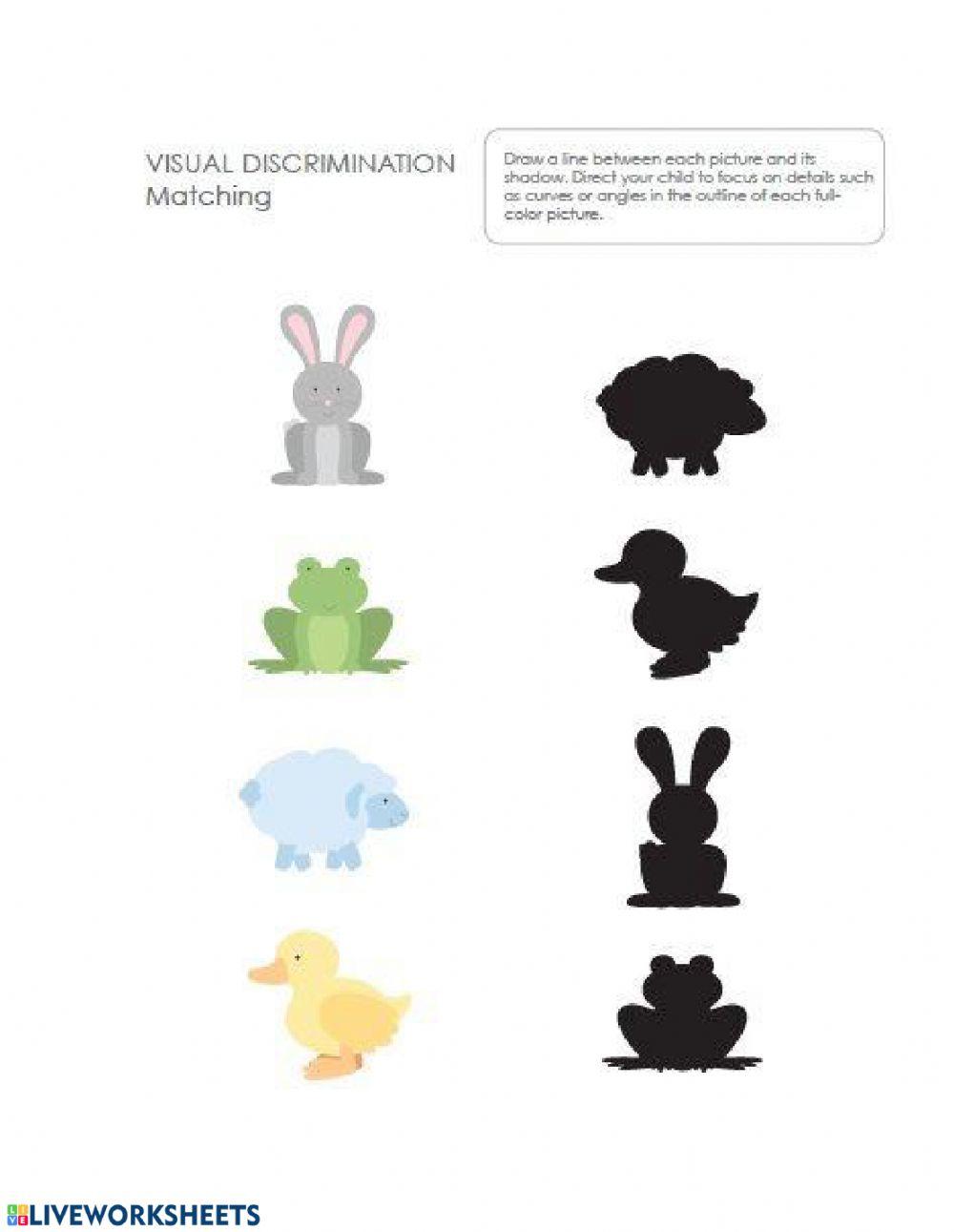 Matching non identicals worksheet live worksheets