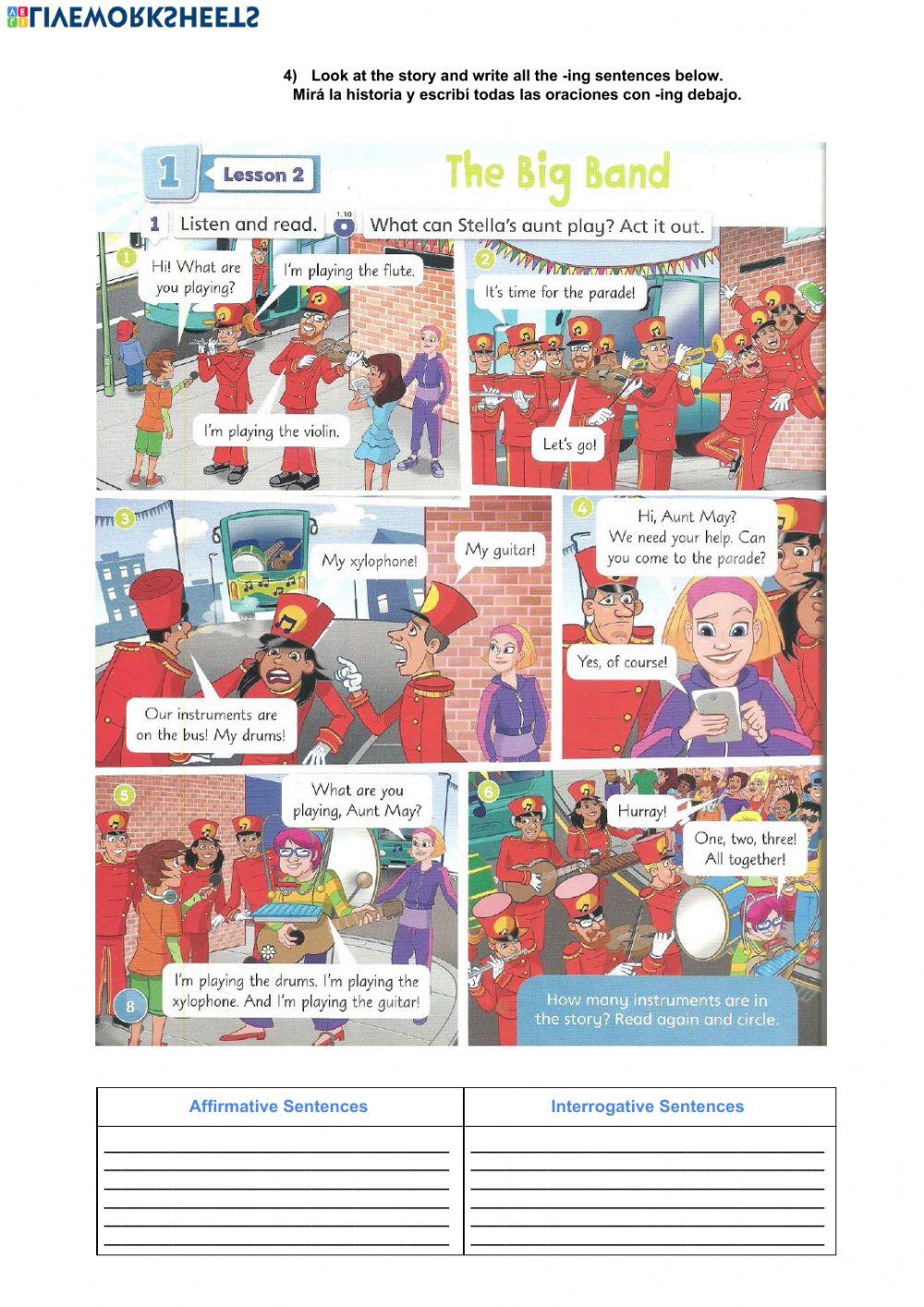 Present Continuos 'What are you doing?'