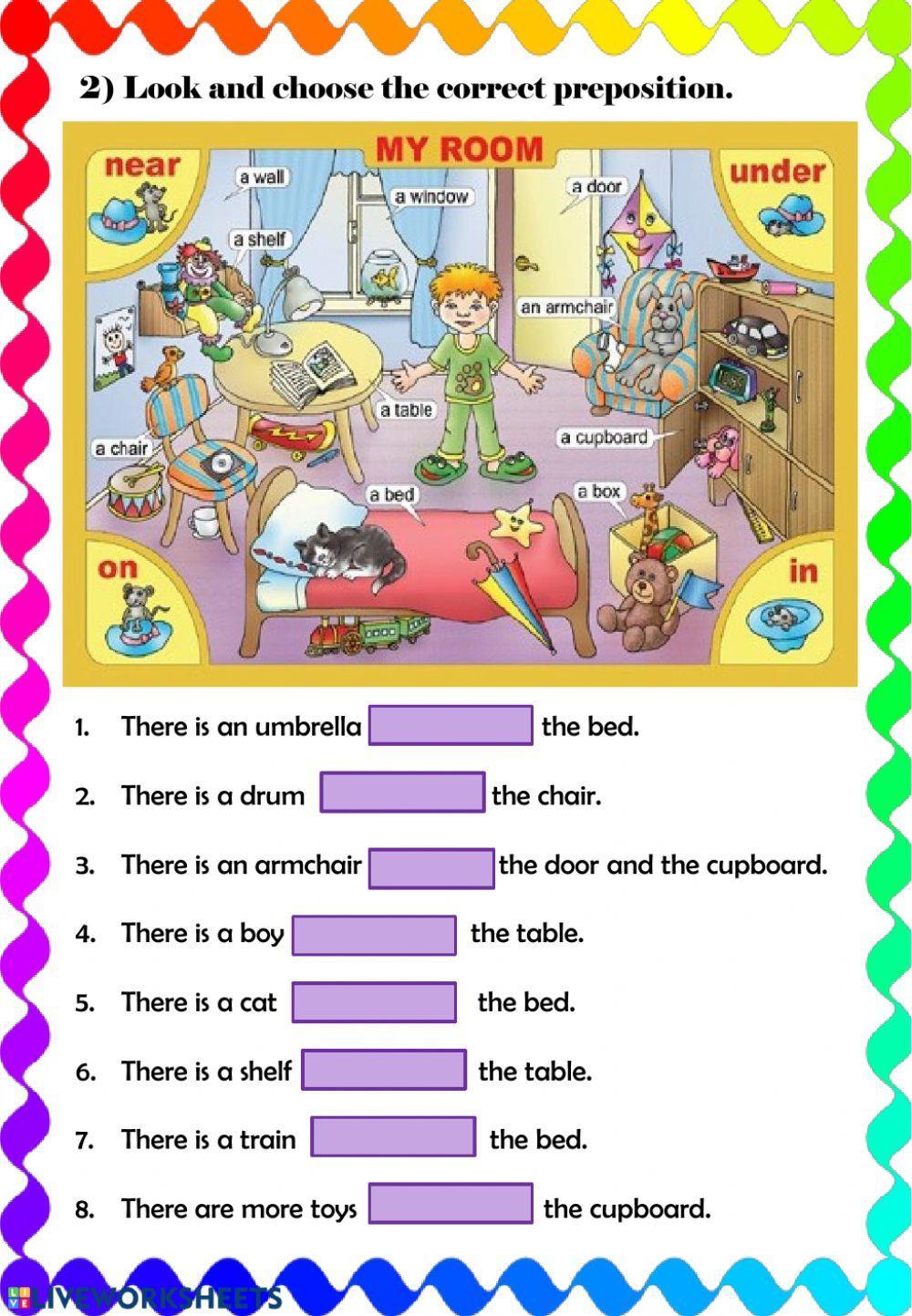 Prepositions of Place - 4 activities