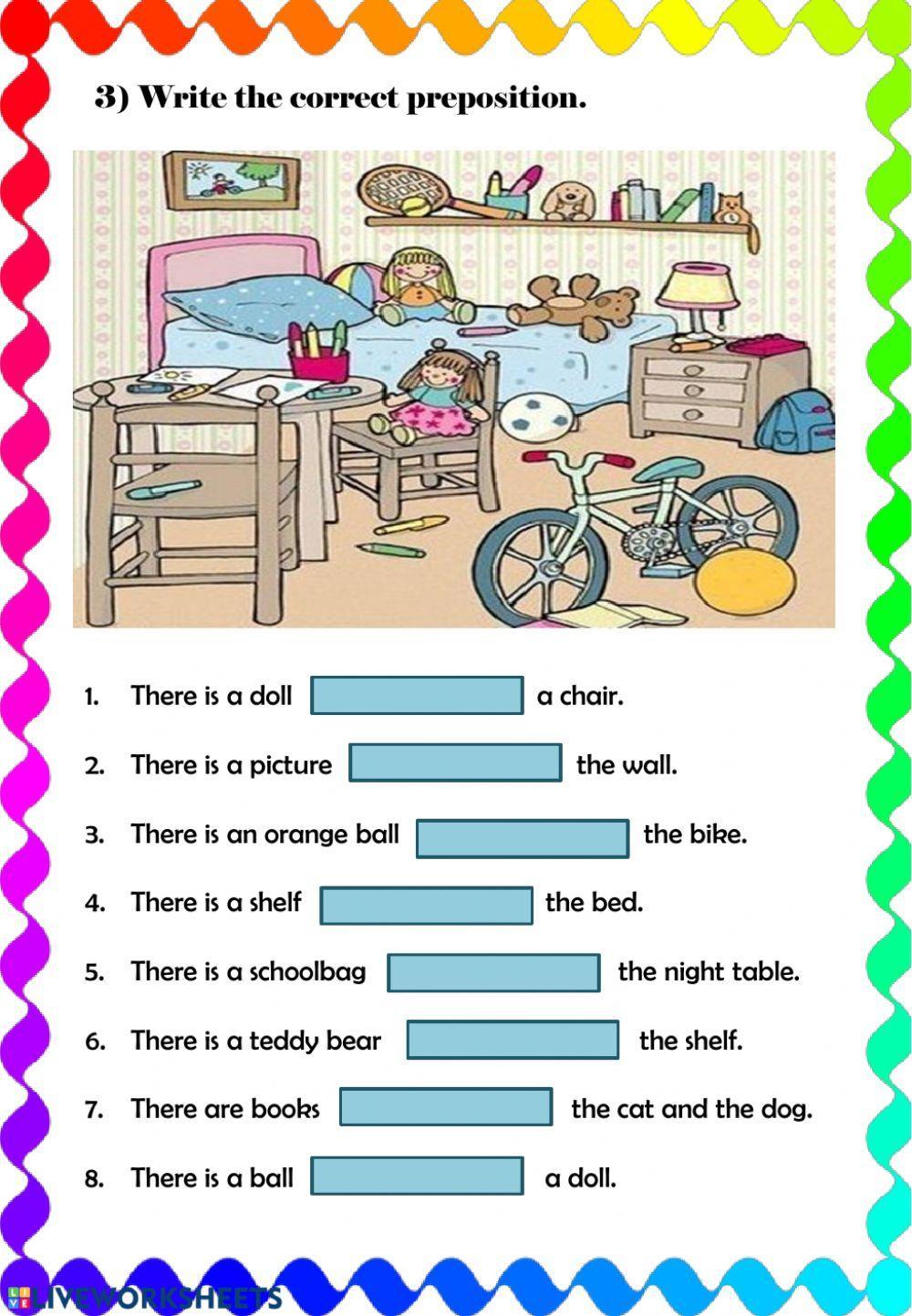 Prepositions of Place - 4 activities