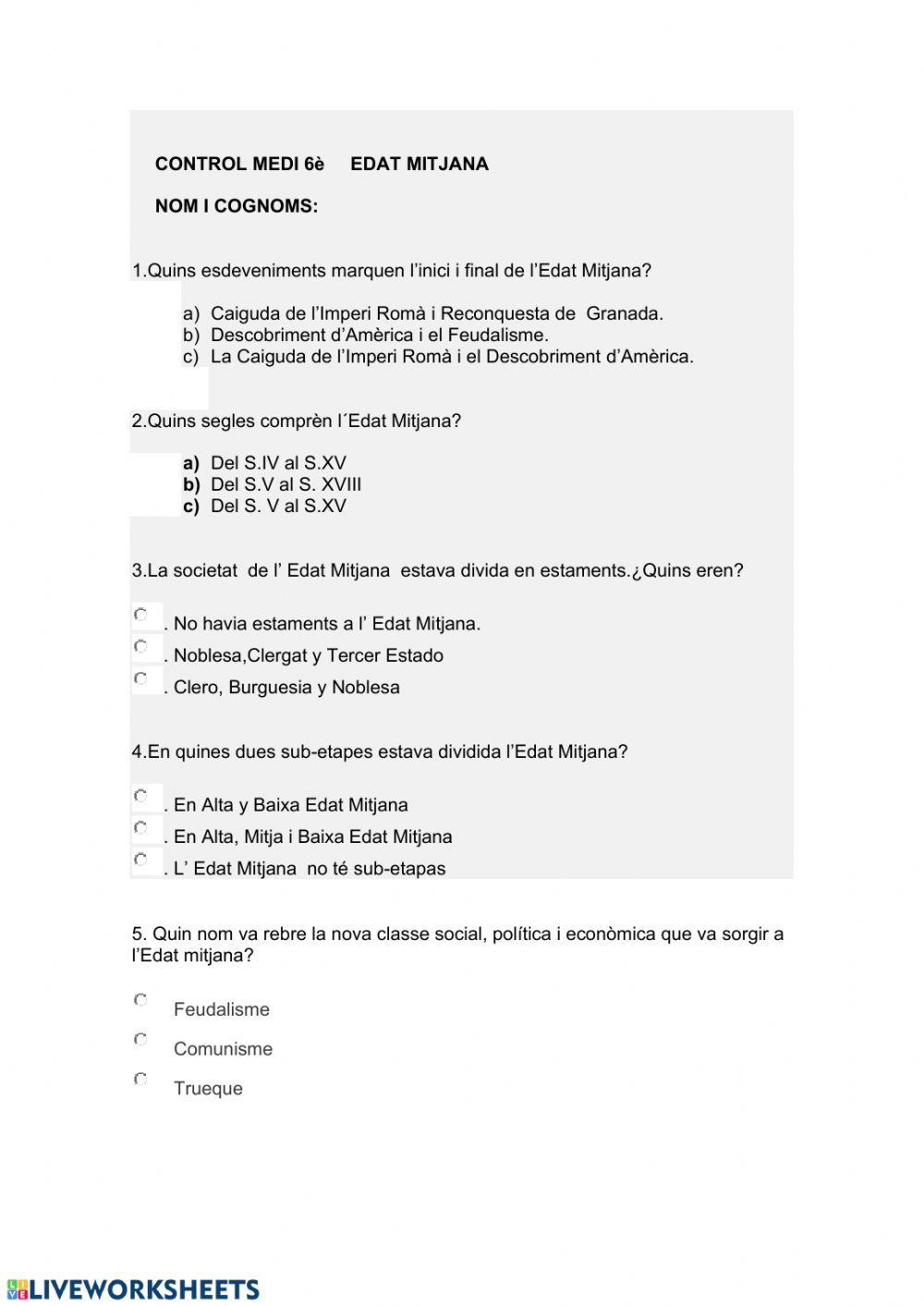 Fitxa AV Edat MITJANA 2