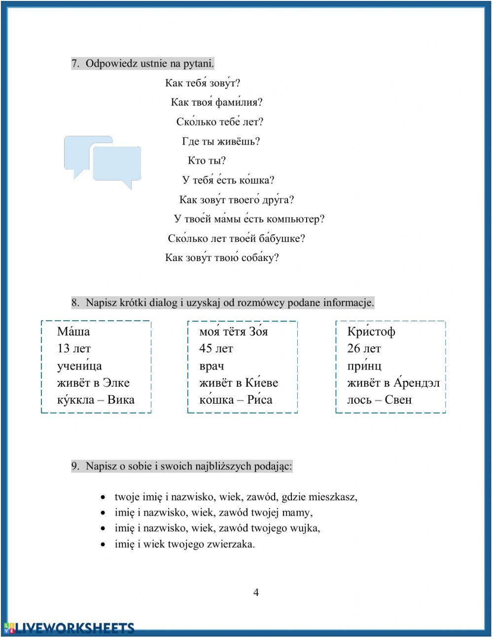 Stupieni 4 - wyrażeni