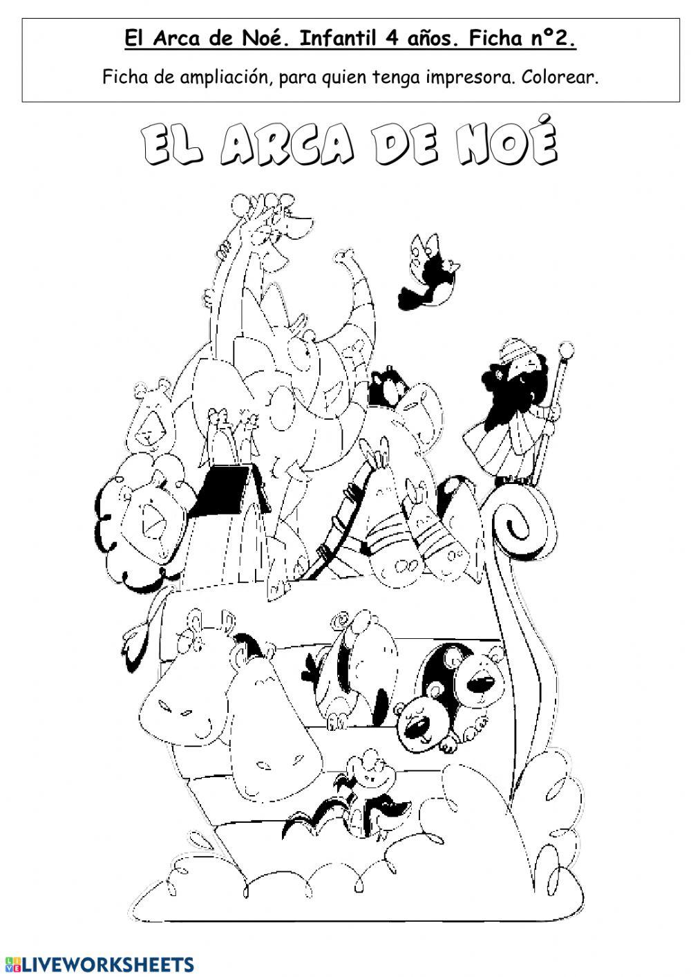 El Arca de Noé Infantil 4 años. El Arca de Noé Infantil 4 años.