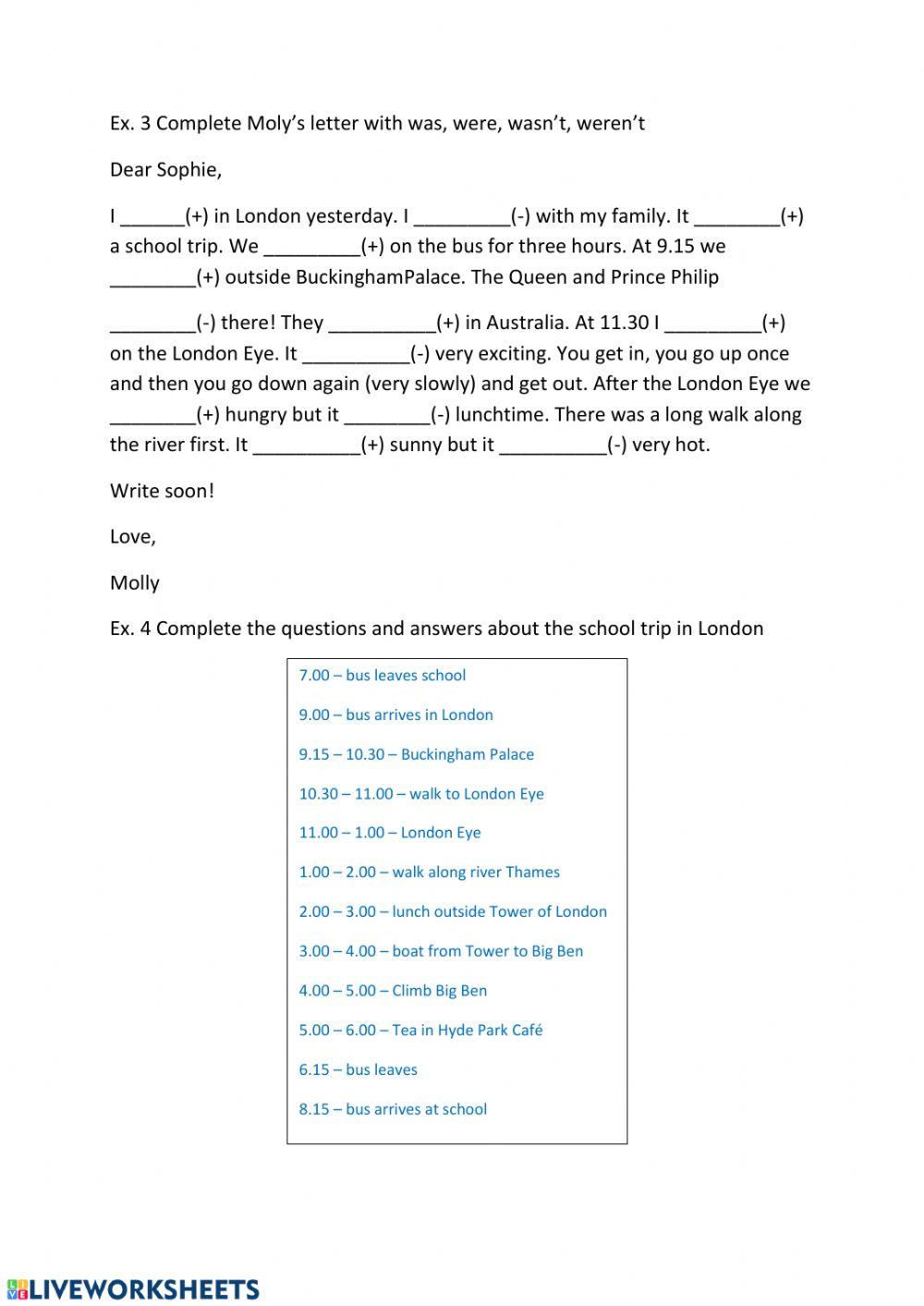 Past Simple to be MOTIVATOR 1