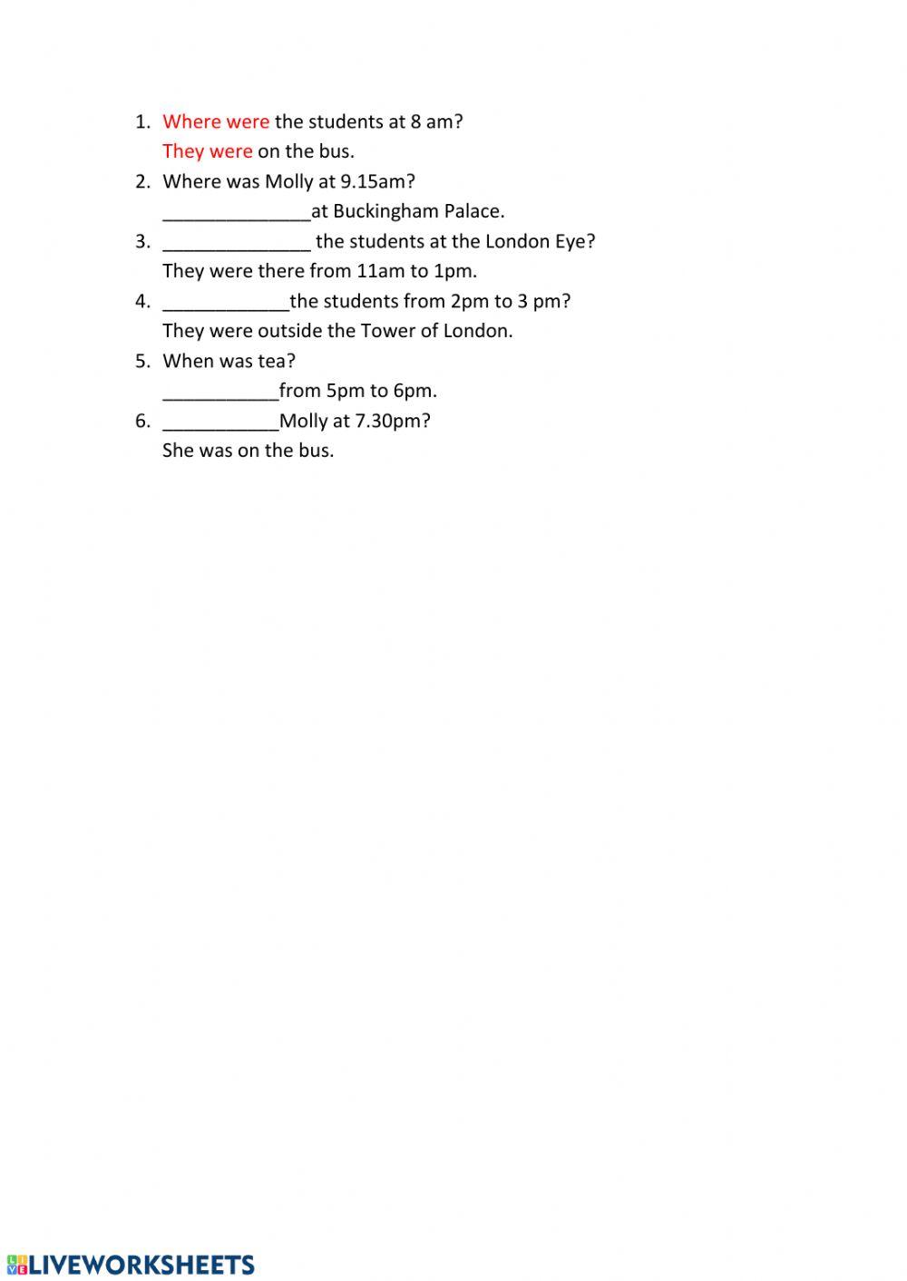 Past Simple to be MOTIVATOR 1