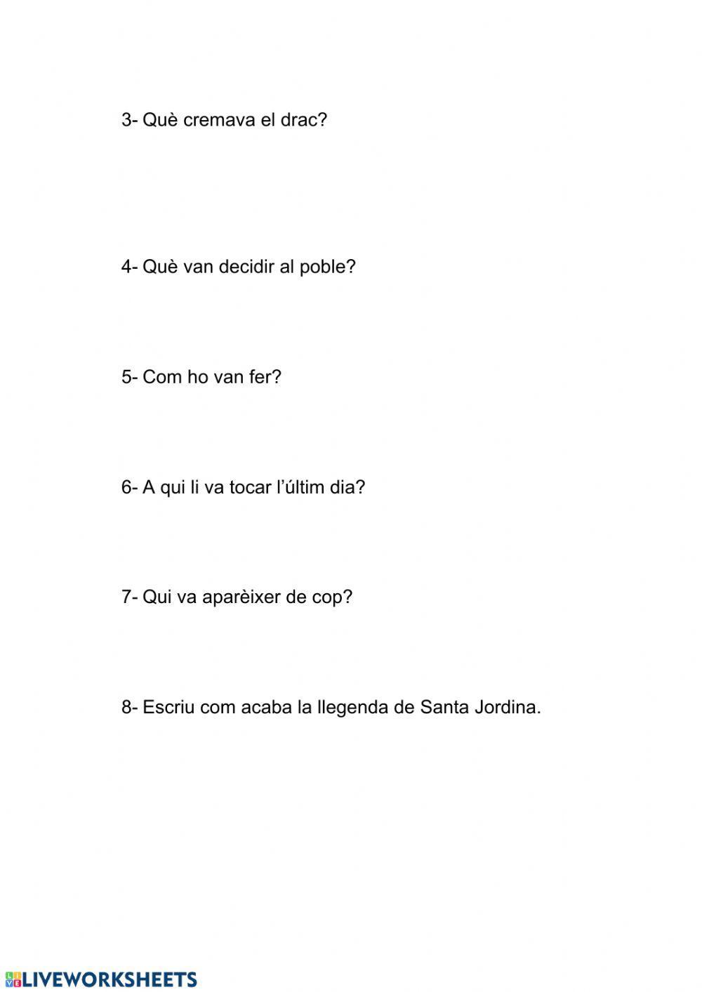 Llegenda Santa Jordina sobirans