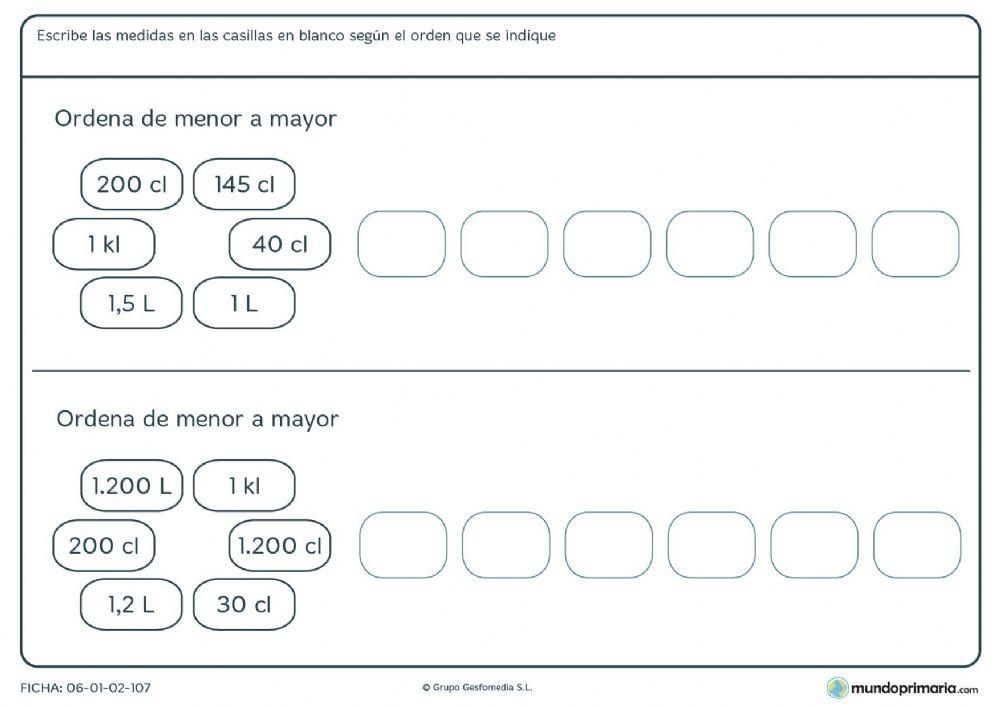 Unidades de capacidad