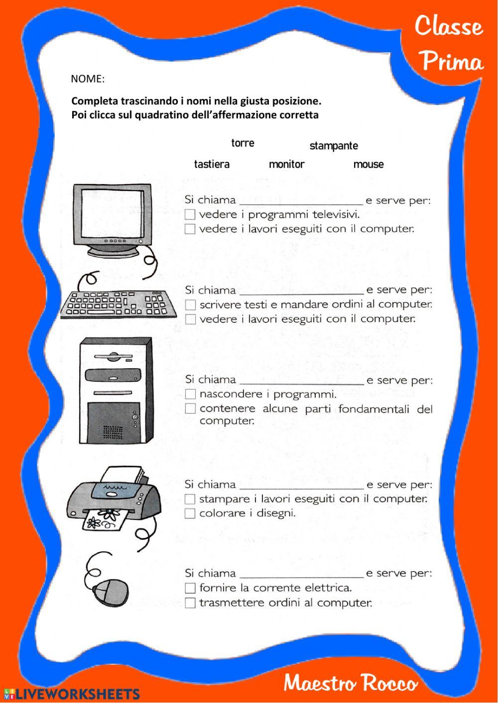 Le Parti Del Computer Le Parti Del Computer