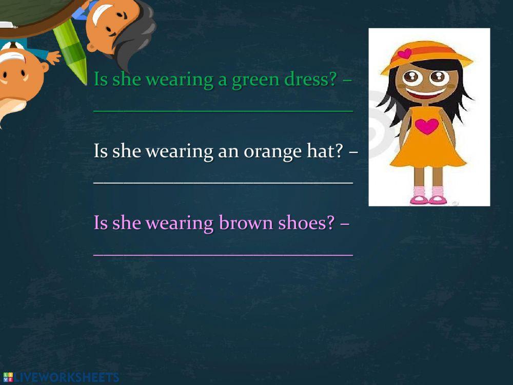 Seasons and Clothes.