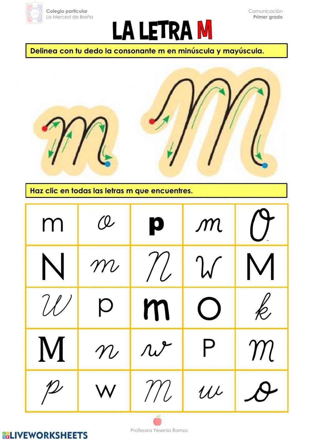 Letra M
