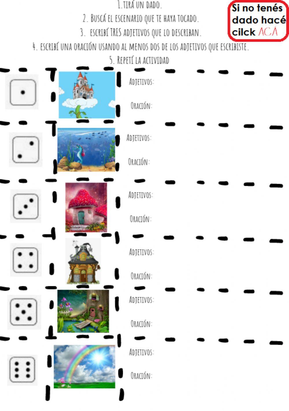 escritura por dado II