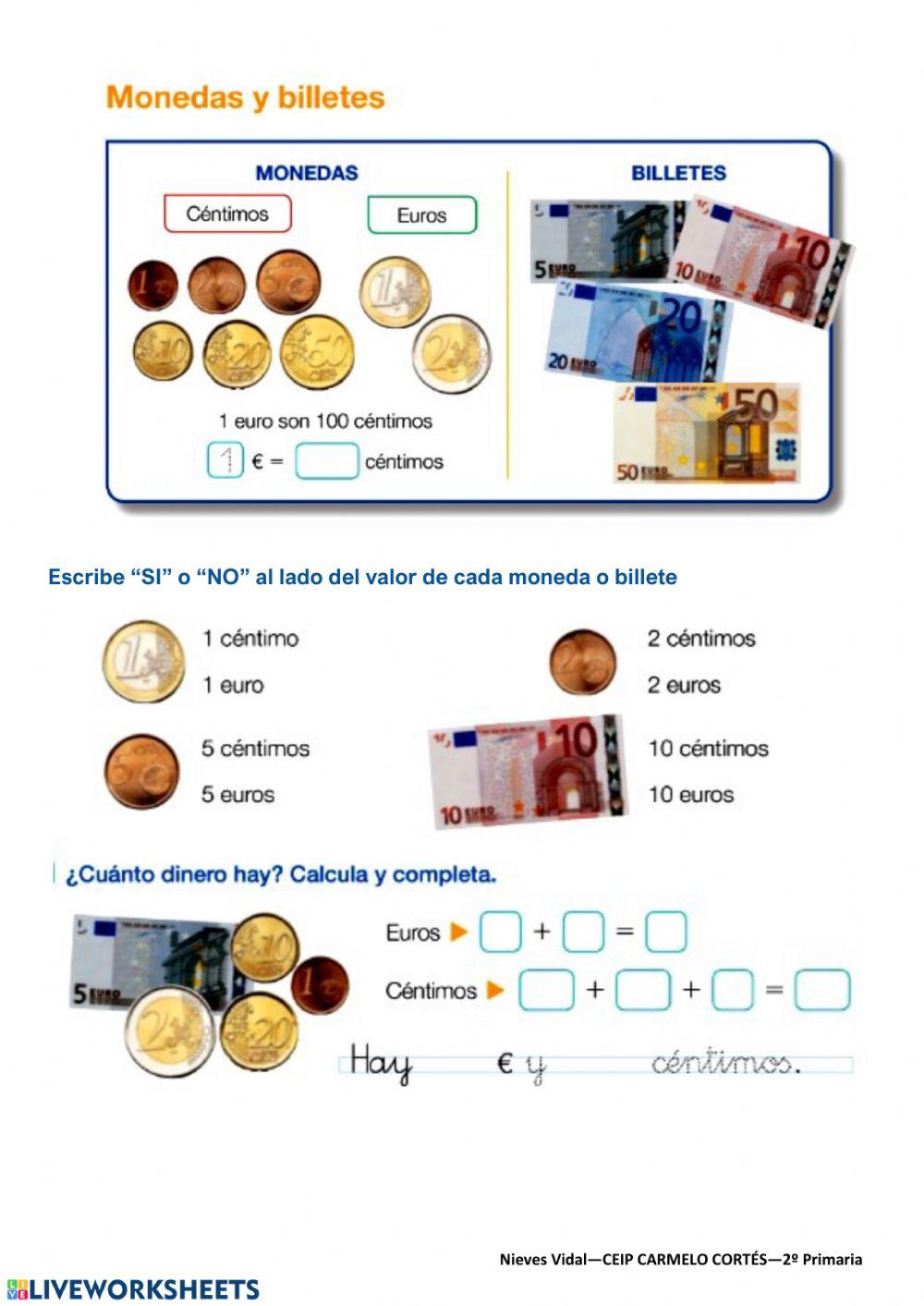 Monedas y billetes 1