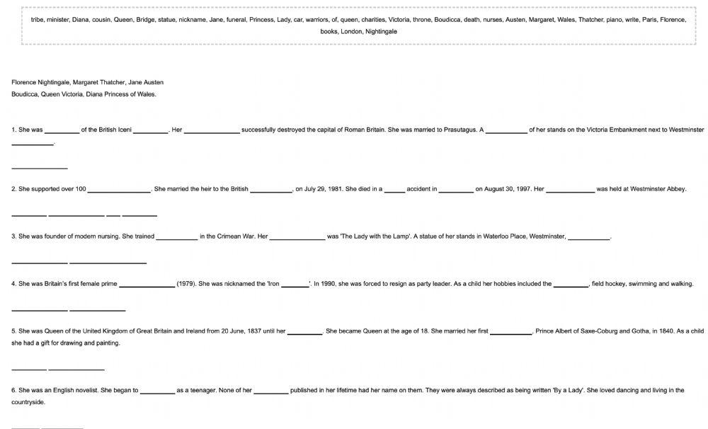 famous-women-in-history-online-exercise-for-live-worksheets