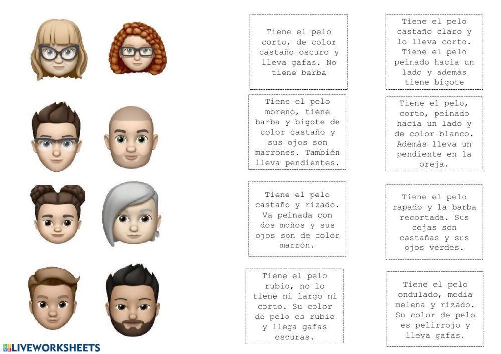 Descripción de personas Descripción de personas
