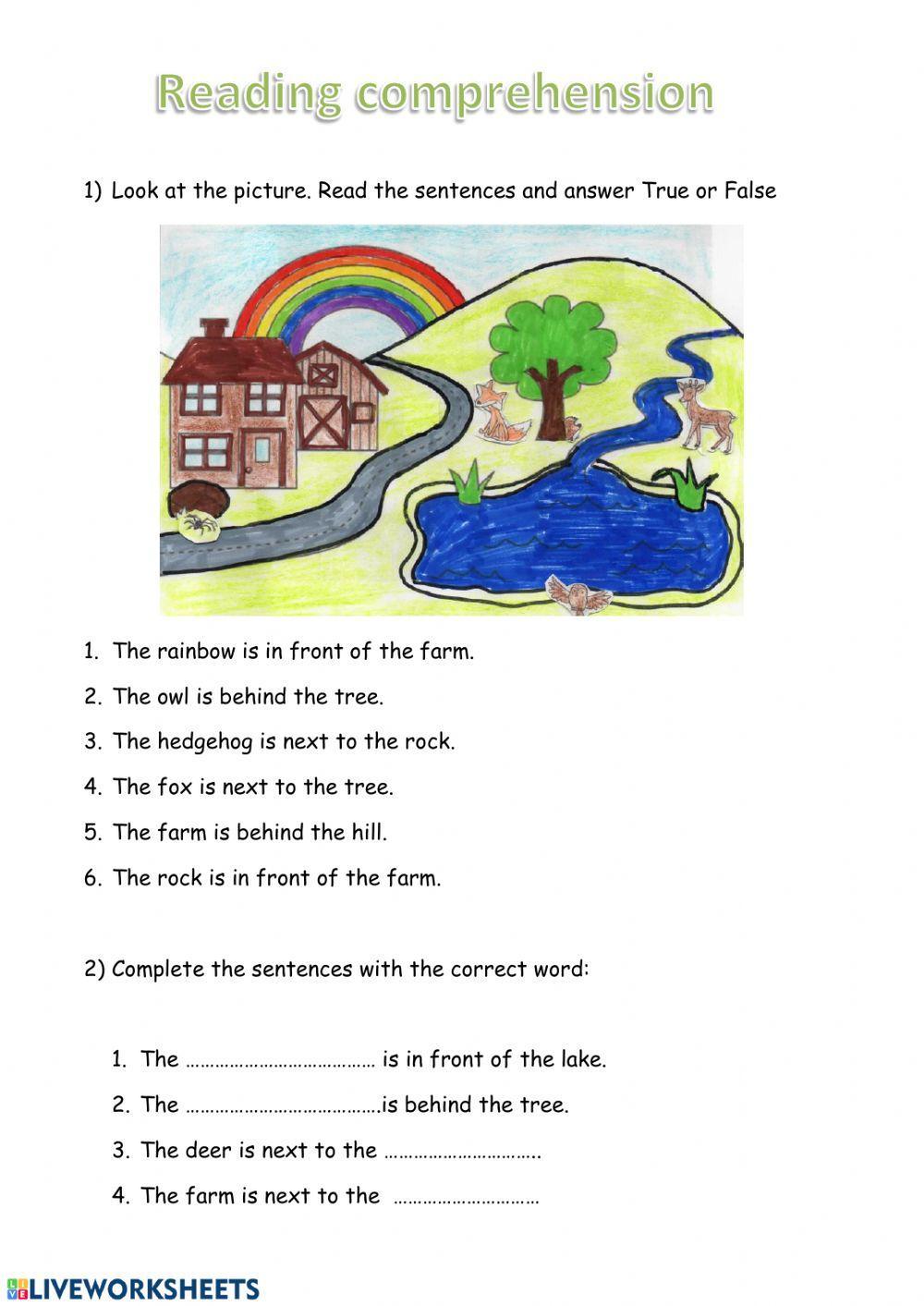 Reading comprehension